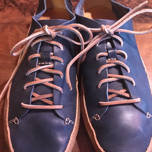 Blue leather Clarke’s great condition - Picture 2 of 6